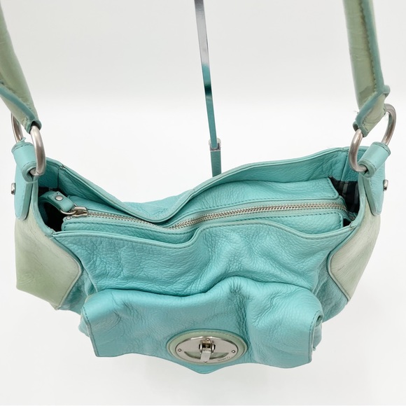 Mimco leather shoulder bag purse Retro Y2K - Picture 2 of 15